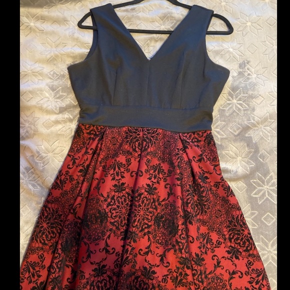 fancy fit and flare dress